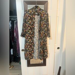Misell Floral maxi cardigan